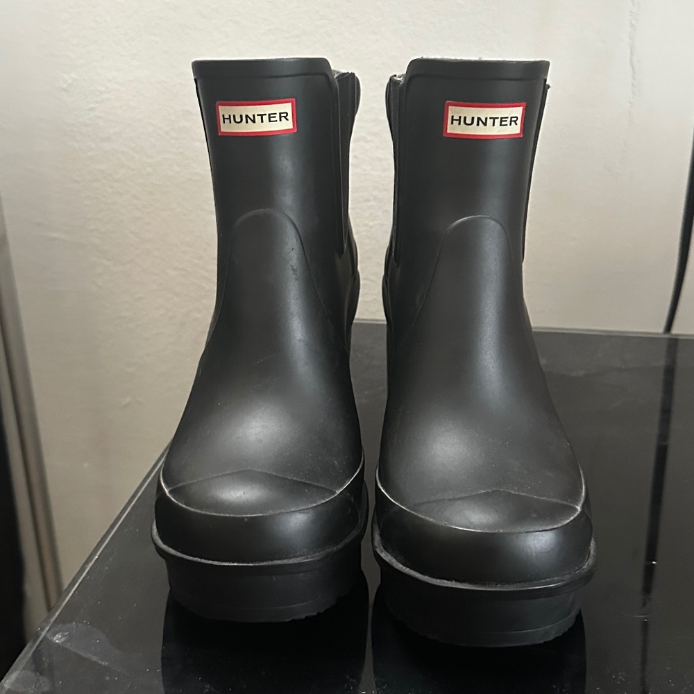 HUNTER WOMEN'S ORIGINAL BLOCK HEEL CHELSEA BOOTS